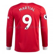 Manchester United fußball trikots 2021-22 Anthony Martial 9 heimtrikot langarm..